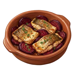 Bass and Beet Bake